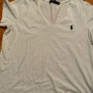 White polo T-shirt